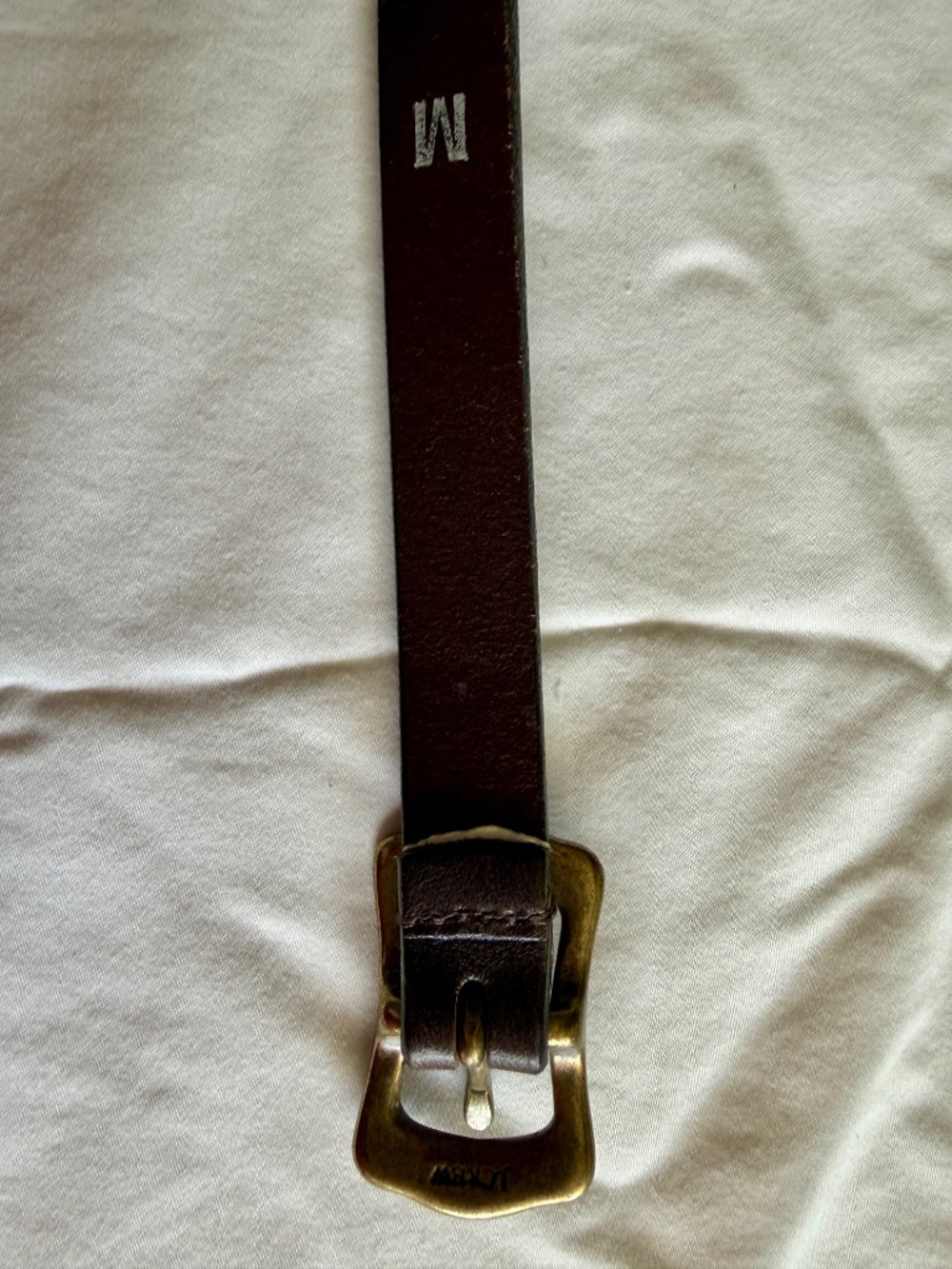 JCrew Vintage Brown Braided Leather Belt - Picture 2 of 5
